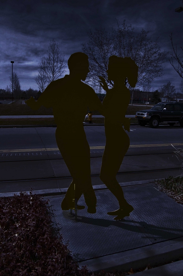 Creation of dancing in the moonlight: Step 2